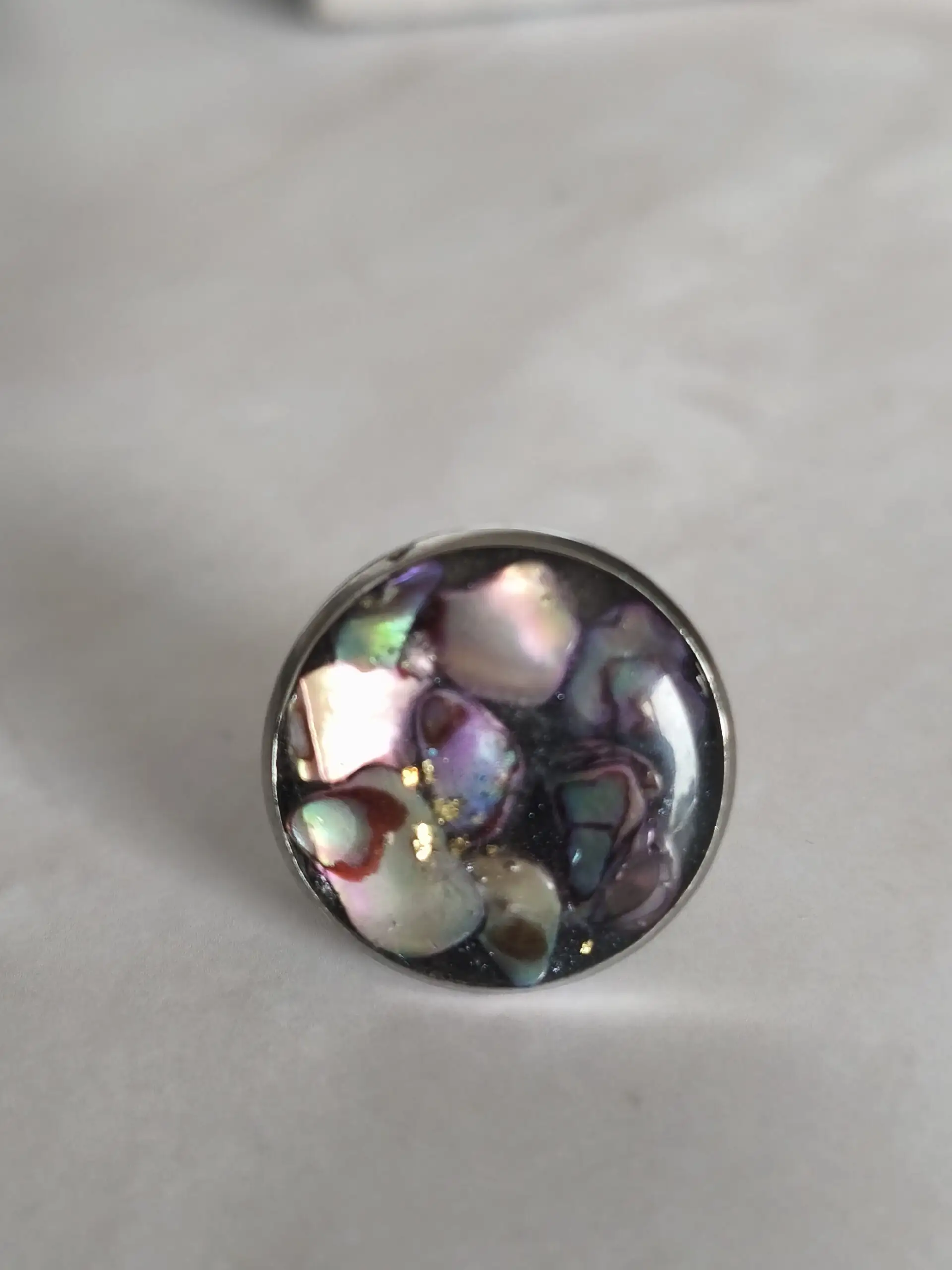 Bague Inox pierres grises img 20260205 093846