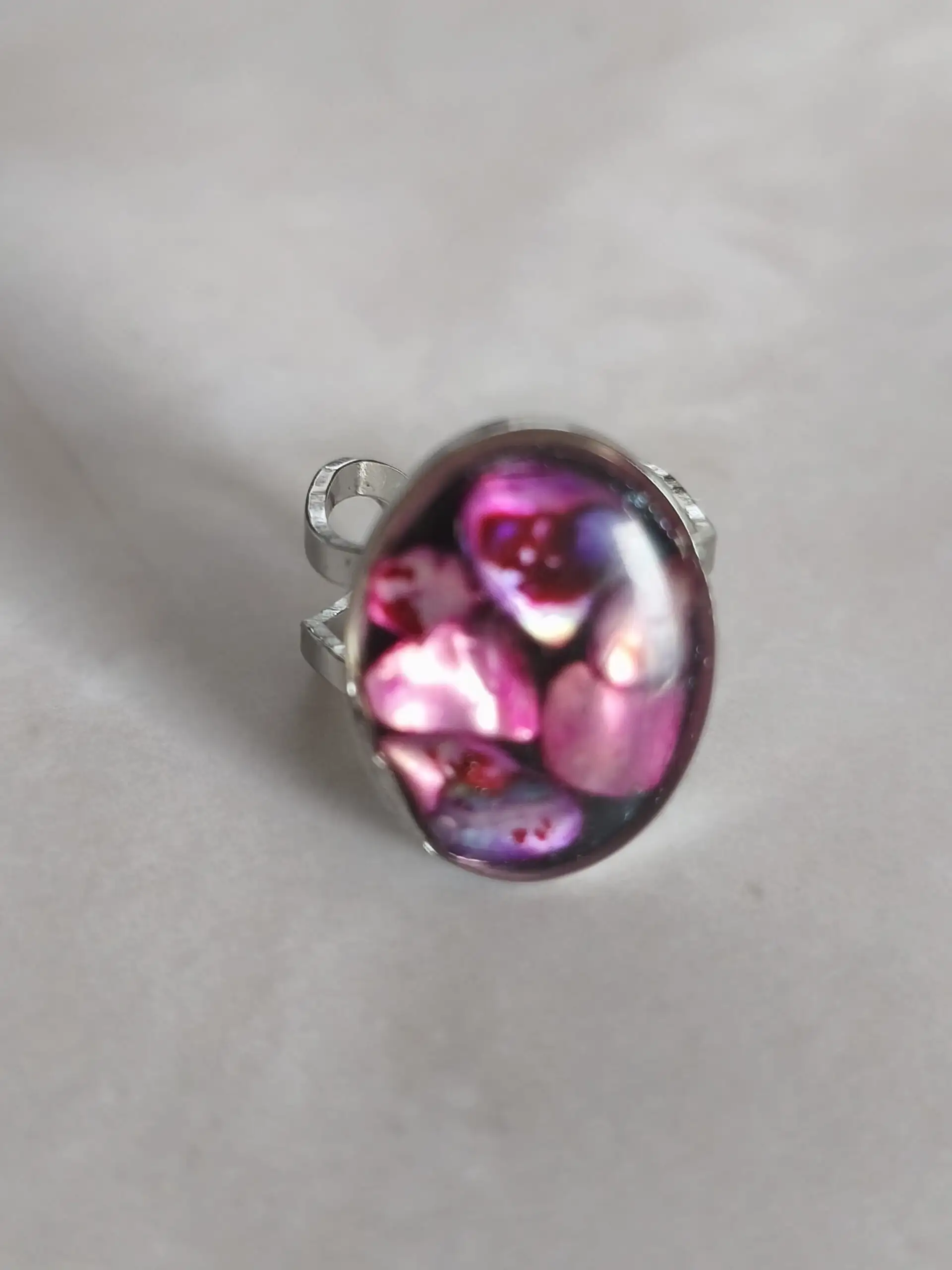 Bague Inox pierres roses img 20260205 094050